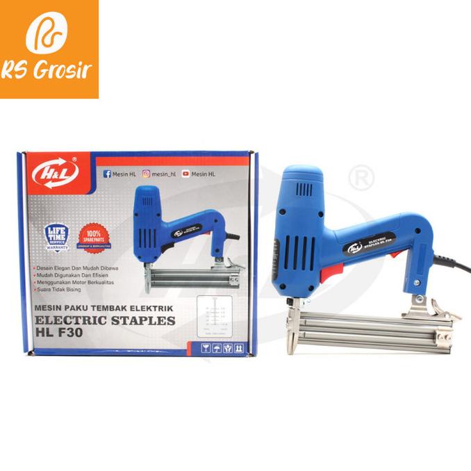 

Staples Gun Electrik H&L Hl F30 Mesin Paku Tembak Listrik Stapler