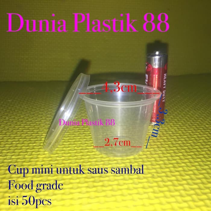 

isi50pcs 30ML/30CC wadah CUP SAOS tempat saus sambal mayonaise + tutup