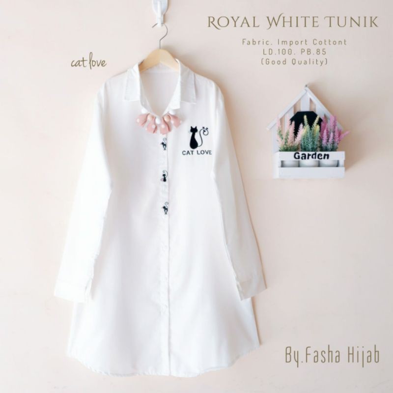 EXCLUSIVE WHITE TUNIK BY FASHA