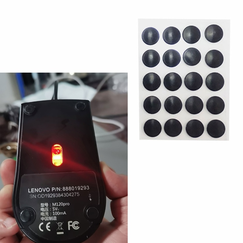 Vivi 1 Set Kaki Mouse Lengkung 0.6mm Untuk logitech G1 / MX300 / M100 / M235