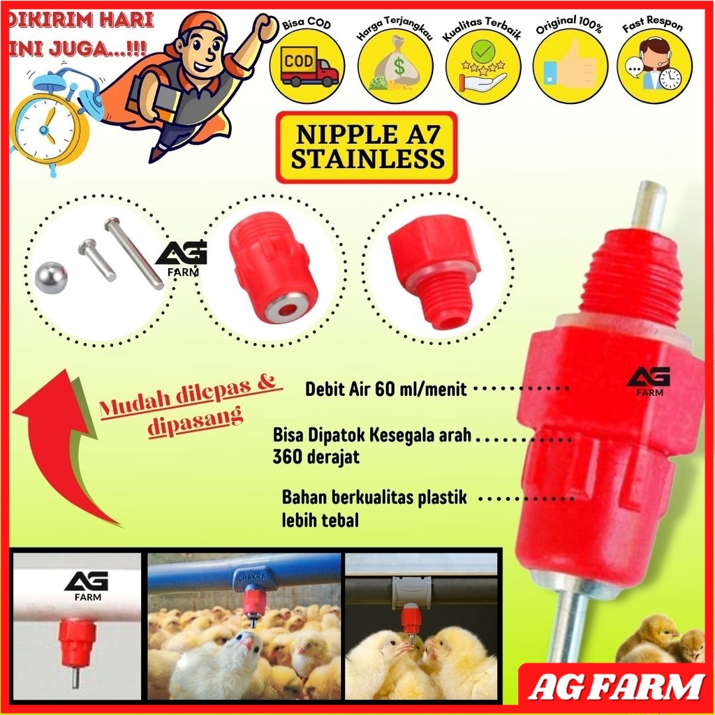 Nipple Ayam Petelur A7- AG FARM
