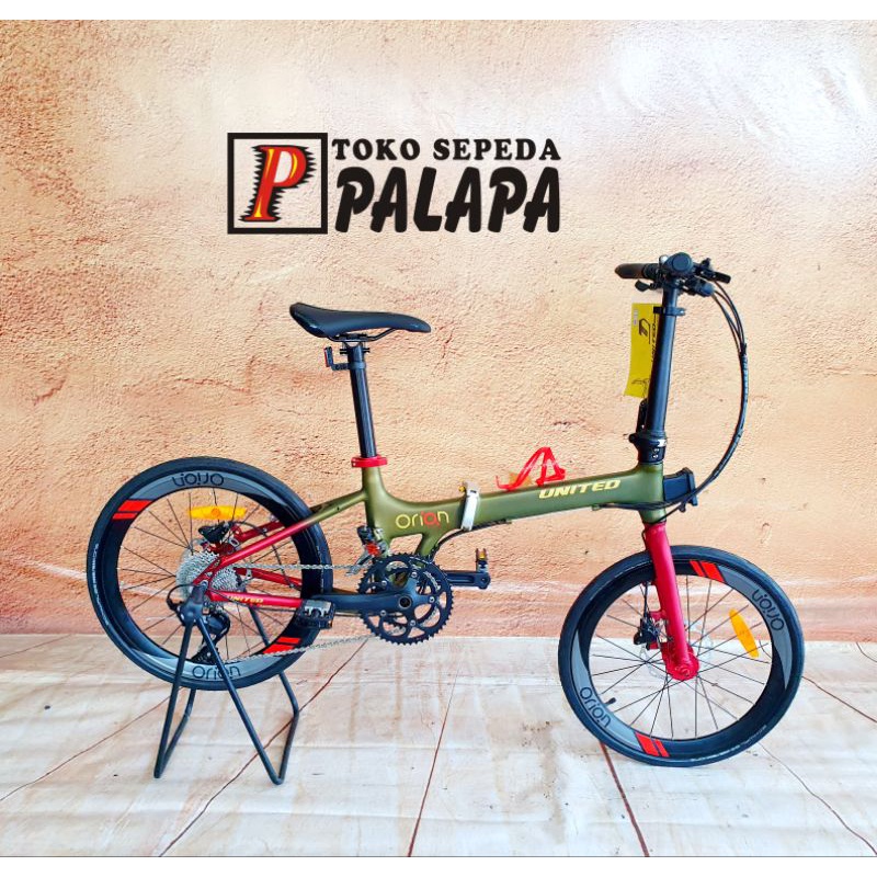 SEPEDA LIPAT 20 UNITED ORION Vol 2 105 11 Speed FOLDING BIKE