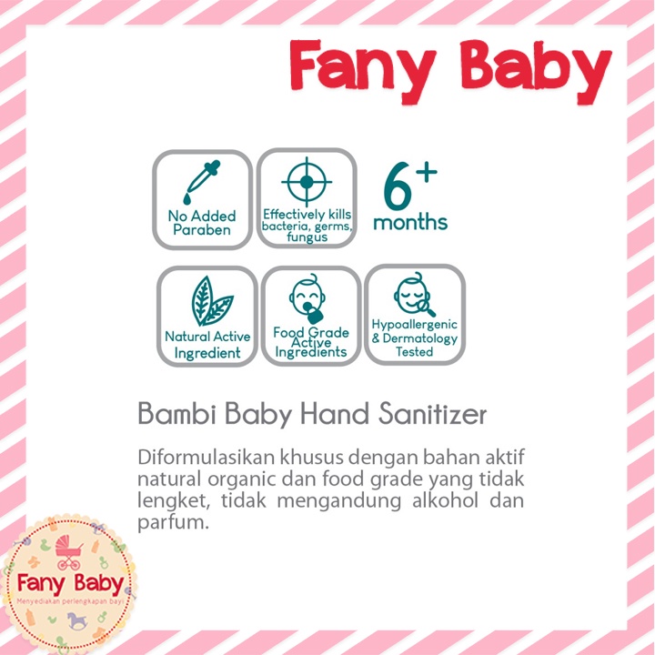 BAMBI BABY HAND SANITIZER 60ML