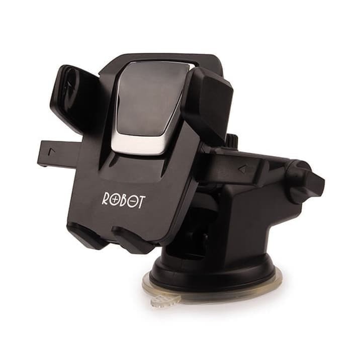 Car Holder HP Mobil ROBOT RT-CH03 360 Rotatable Car Dashboard Kaca