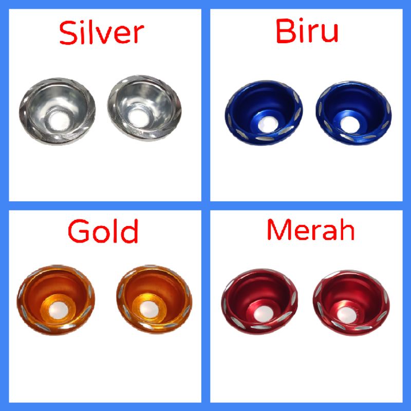 Variasi Jalu as Tutup As Roda Motor Depan Cnc Mangkok universal