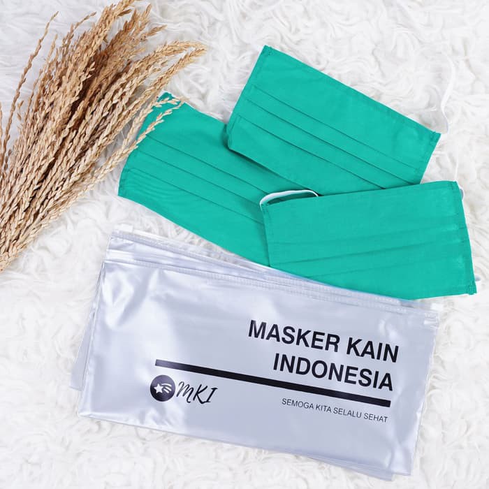  MASKER  KAIN  BISA DICUCI TALI  KARET  ELASTIS HARGA  UNTUK 1 