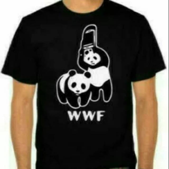T shirt.kaos sablon WWF