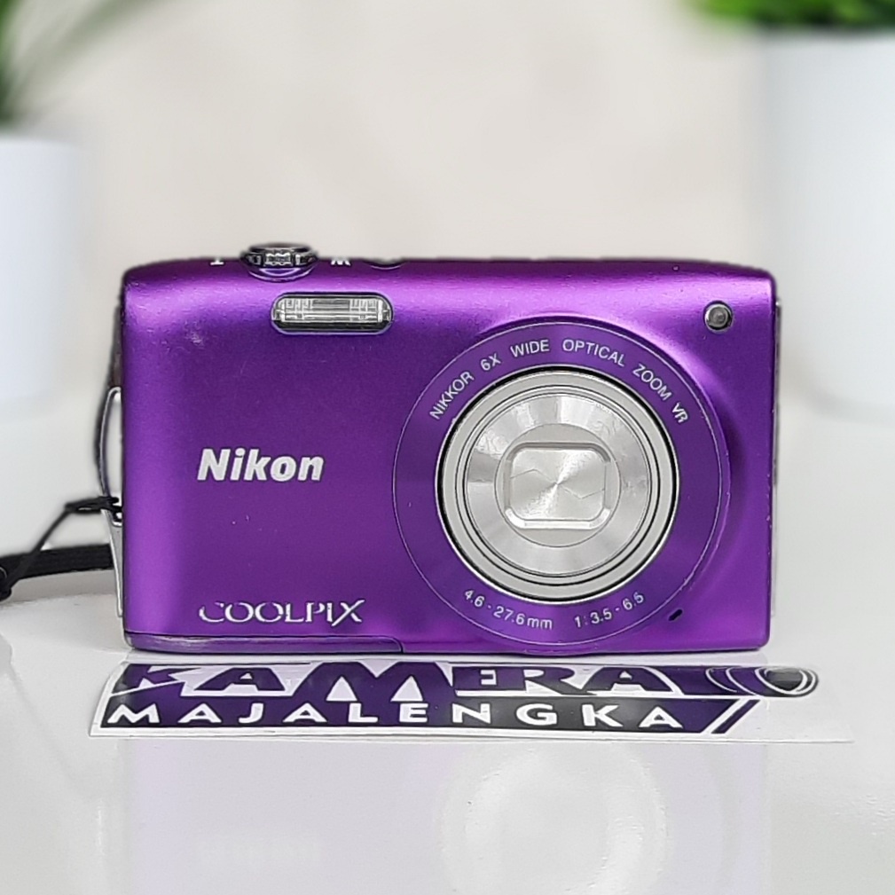 KAMERA POCKET - DIGITAL NIKON COOLPIX S3300 BEKAS SECOND