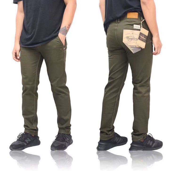 Celana Chino Panjang Pria Original SM BAGELER