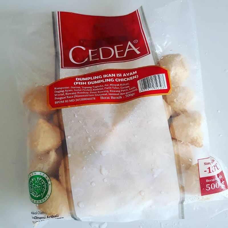 

cedea fish dumpling chiken 500 gram