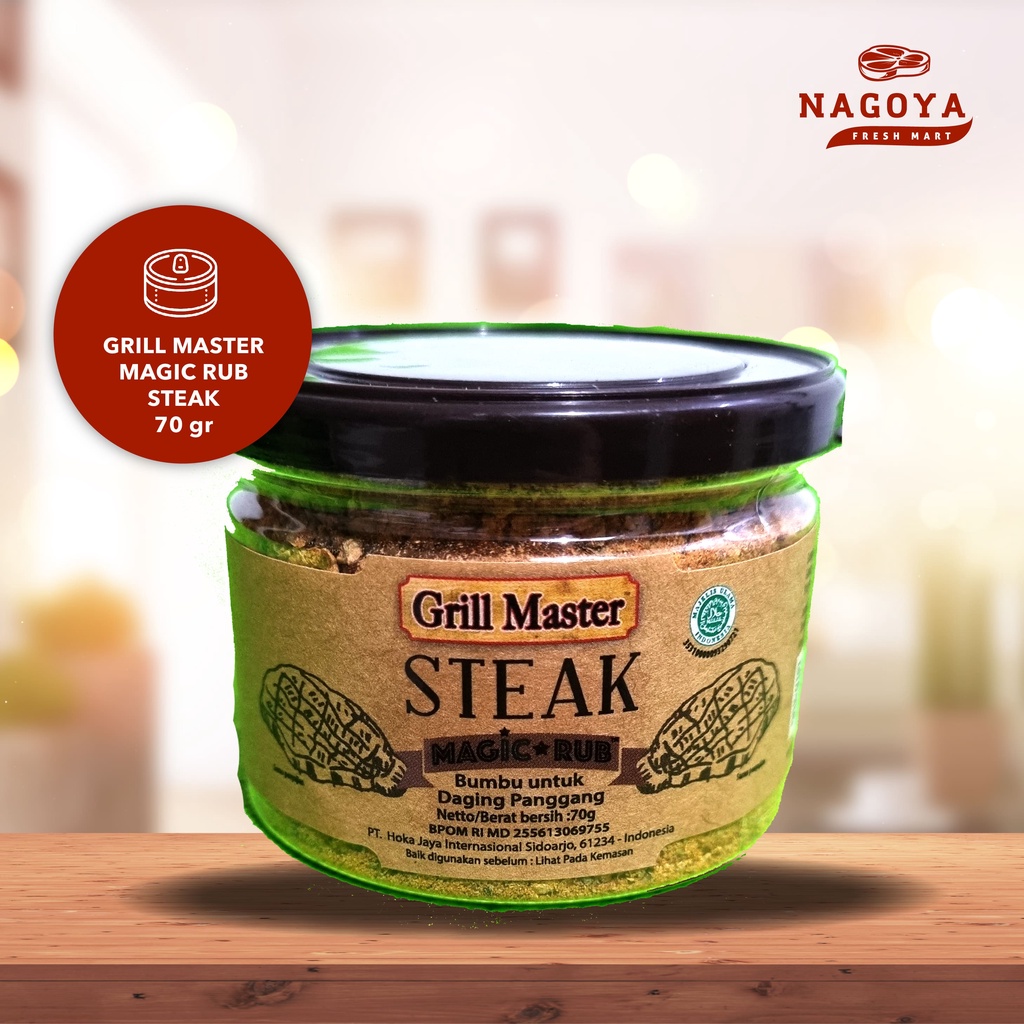 

Magic Rub Steak Jay by Grill Master 70 GR | Bumbu Marinasi