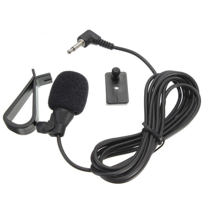 Mini Stereo Microphone 3.5mm - Black