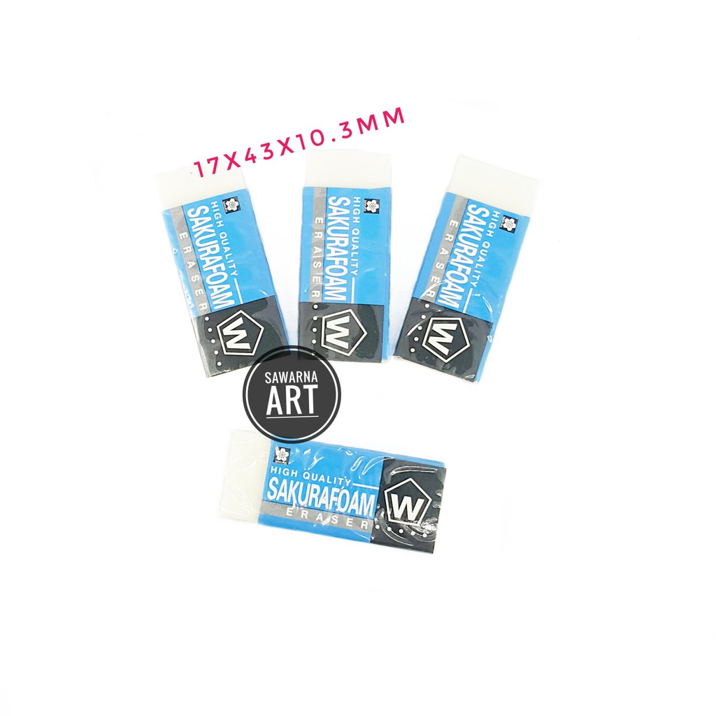 

Sakura Foam Eraser 43x17x10.3mm