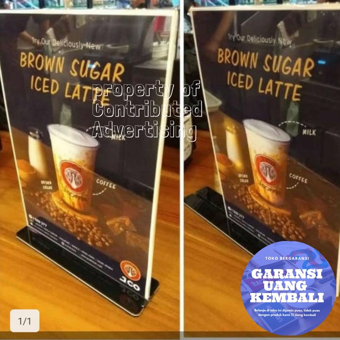 

READY akrilik A4 - Hitam DISKON
