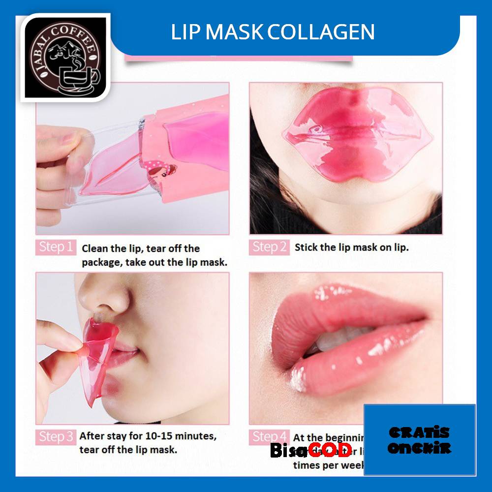 Masker Bibir Collagen Lips Mask / Bioaqua Collagen Lip Mask / Masker Bibir Lip Care 029