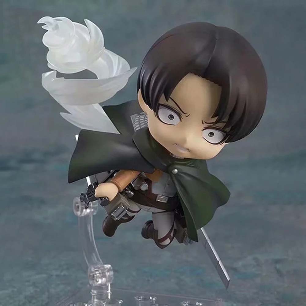 Sweetjohn Mainan Action Figure Levi Ackerman Attack On Titan Untuk Dekorasi Meja