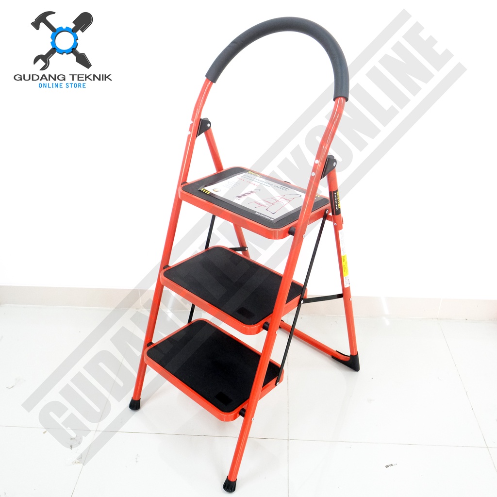 Tangga Rumah Besi Lipat 3 Step MOLLAR / Household Steel Ladder 3S MOLLAR