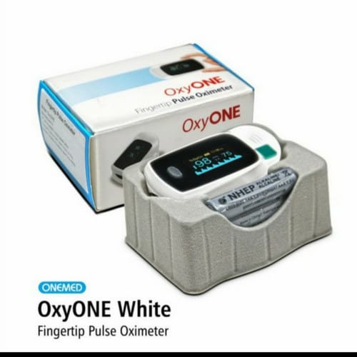Pulse Oximeter Onemed Fingertip Pulse Oxymeter Saturasi Oksigen O2