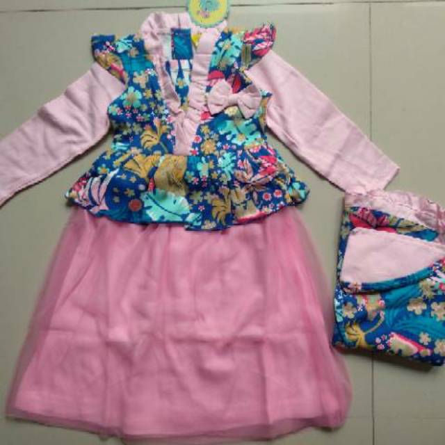 Dress Muslim Anak Hanbook Korea Kekinian