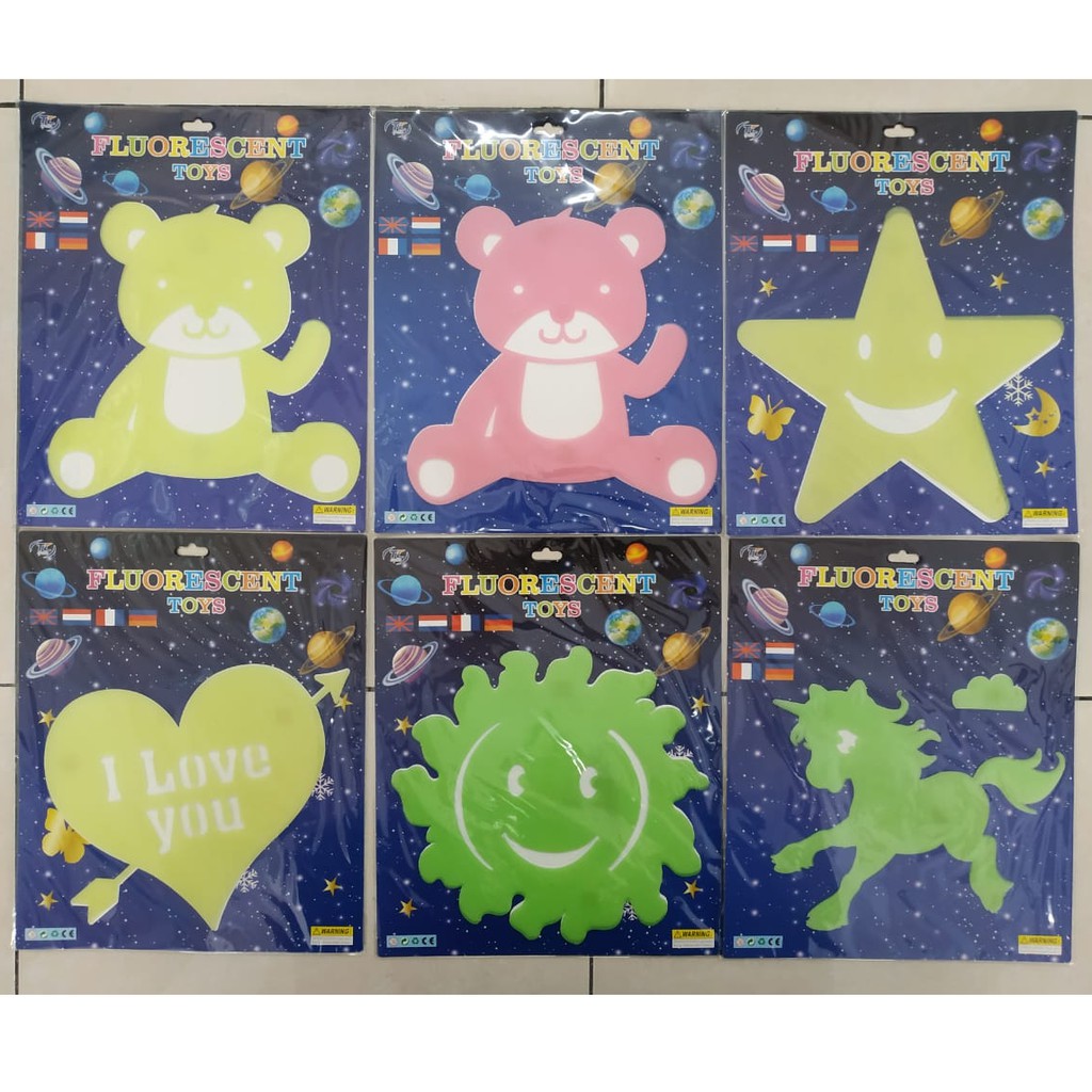

Stiker Fosfor Variasi Menyala Dalam Gelap Glow in the Dark