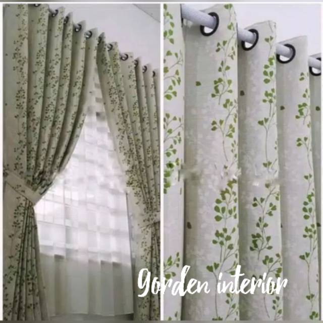 GORDEN BLACKOUT MOTIF DAUN surawung kecil | GORDEN BLEZER IMPORT