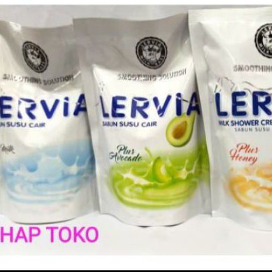 Sabun Mandi Susu Cair LERVIA 400 ml