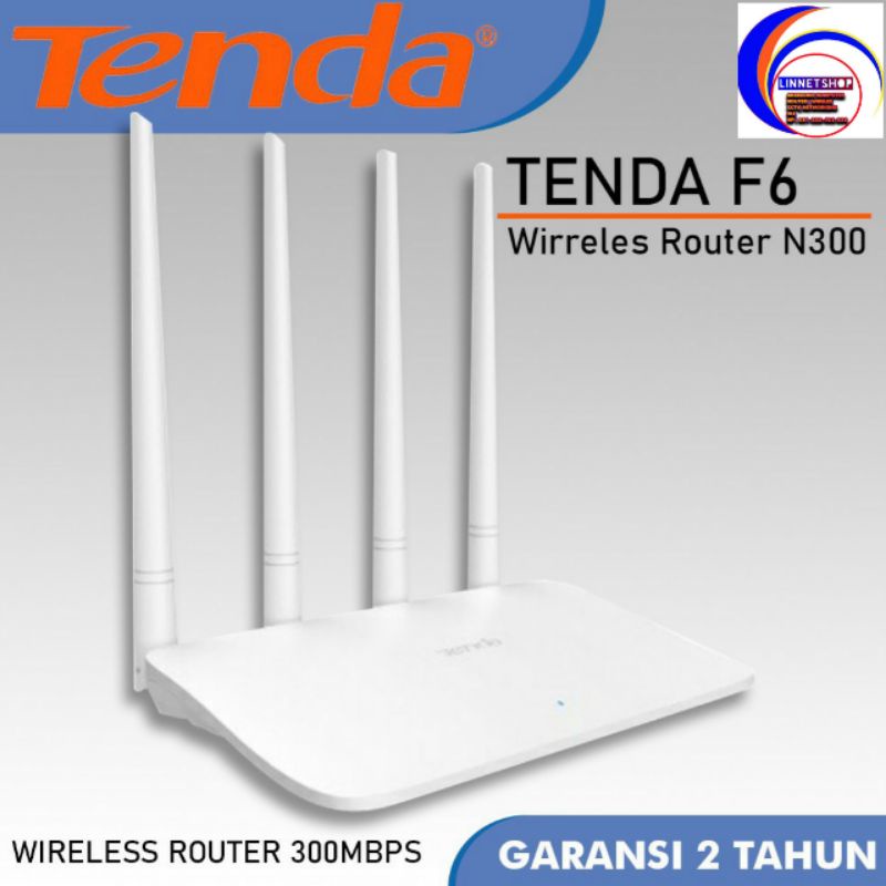 Tenda F6 Wireless N300 Easy Setup Router