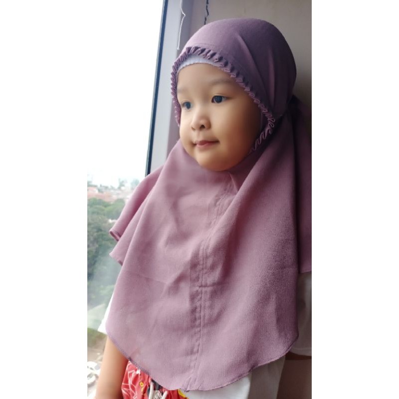 hijab bergo anak lipit termurah