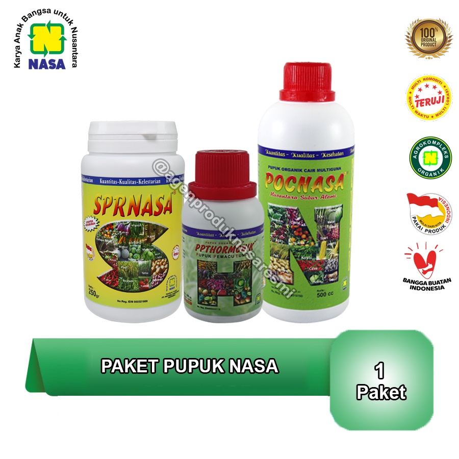 Pupuk Organik Nasa - Budidaya Padi - Palawija - Budidaya Cabai/Cabe Pupuk Nasa Paket