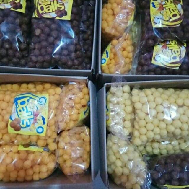 Chiki ball Ayam, keju, coklat 250gr