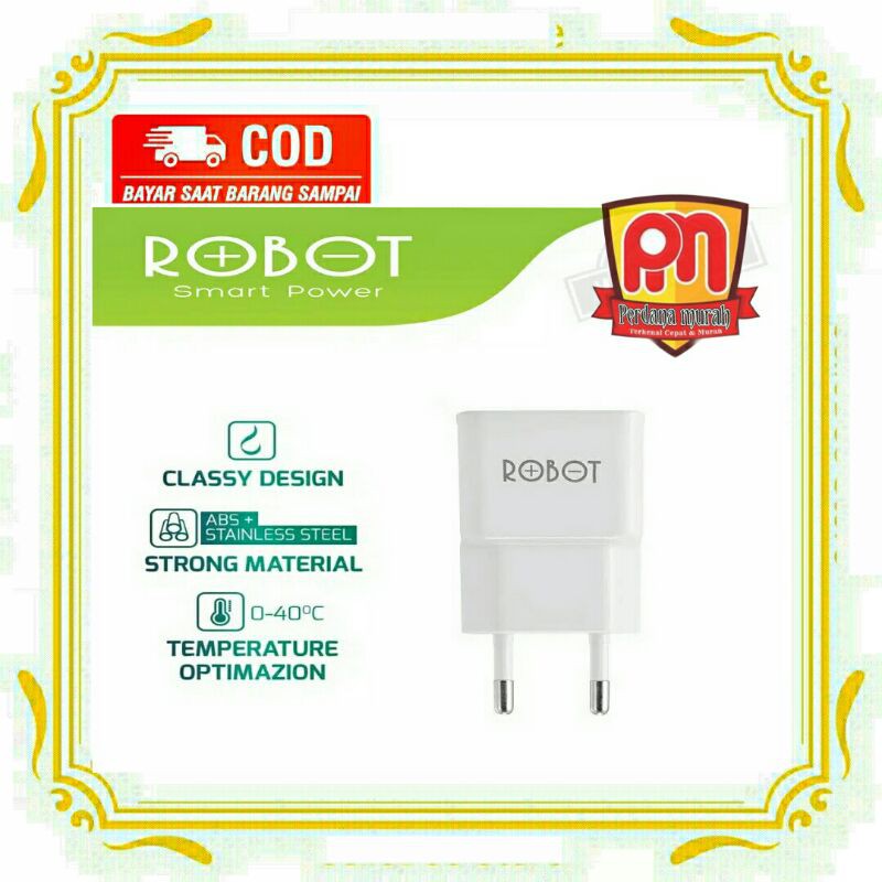 Charger Fast Charging Robot RT-K4 Adaptor Charger 1A - Garansi Resmi 1 Tahun