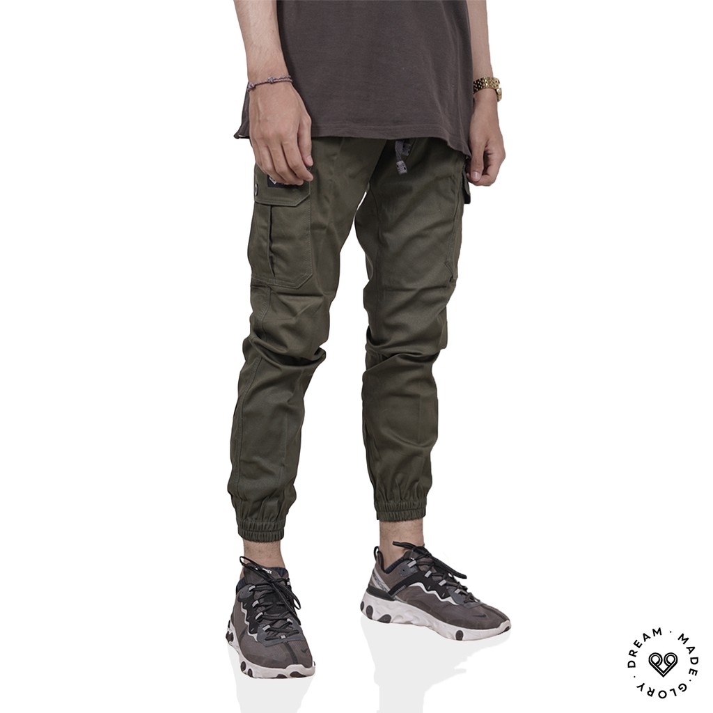 Jogger Cargo - Tora - Army Green by Feel Denim