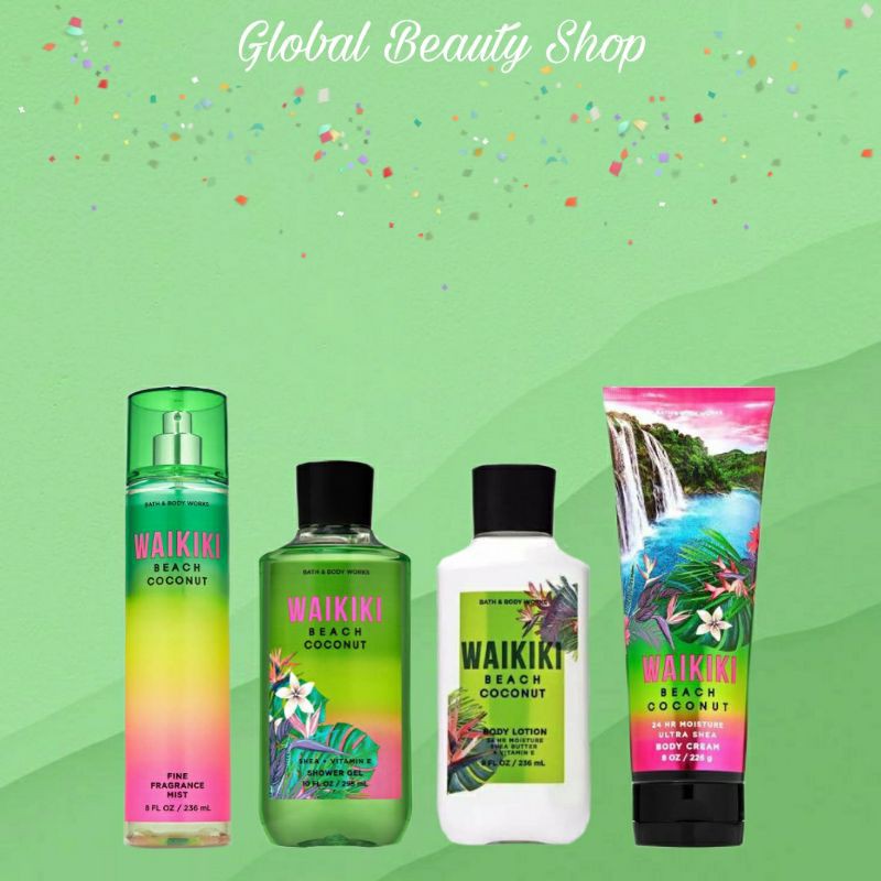 WAIKIKI BEACH COCONUT ( FRAGRANCE MIST ) BATH AND BODY