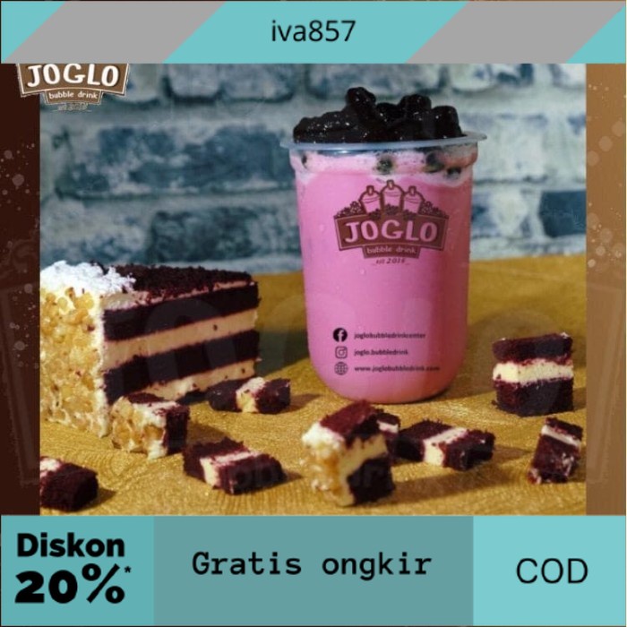 

PROMO RED VELVET POWDER 1Kg | BUBUK MINUMAN RED VELVET | JOGLO BUBBLE DRINK - 1KG GRATIS ONGKIR