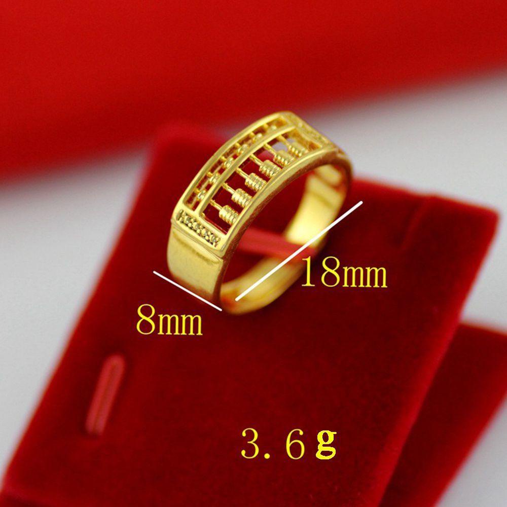 NEEDWAY Needway Cincin Jari Pasangan Hadiah Pernikahan Menghitung Bentuk Bingkai Bahan Stainless Steel Untuk Unisex Maths Number Jewelry Opening Ring