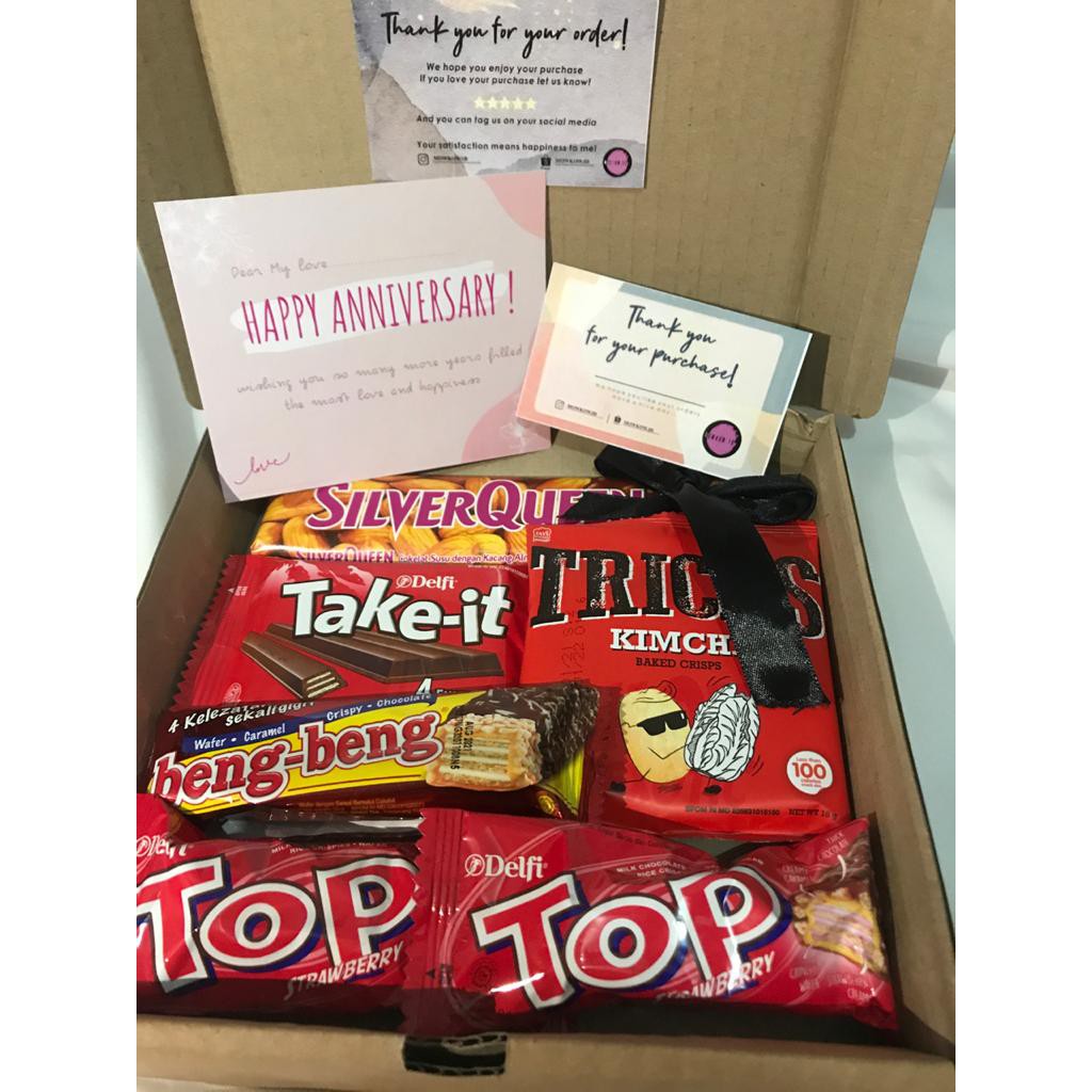 

SNACK BOX MURAH/HAMPERS/SNACK BOX HEMAT/GIFT ULTAH/ANNIVERSARY/VALENTINE BOX/GIFTBOX/GIFT GRADUATION