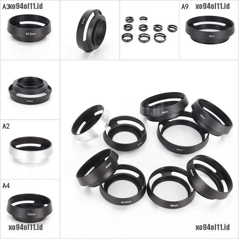 【XO&amp;COD】37 39 40.5 43 46 49 52 55 58 62 67 mm metal Lens Hood for FOR Leica Canon