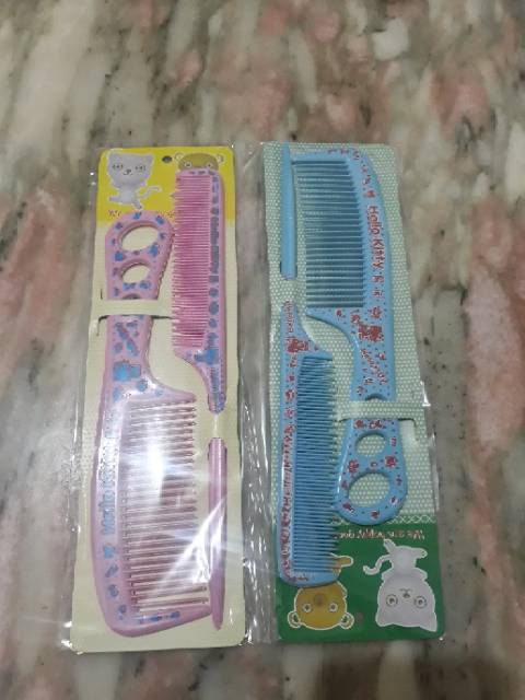 Sisir  sasak dan gagang set  2 in 1