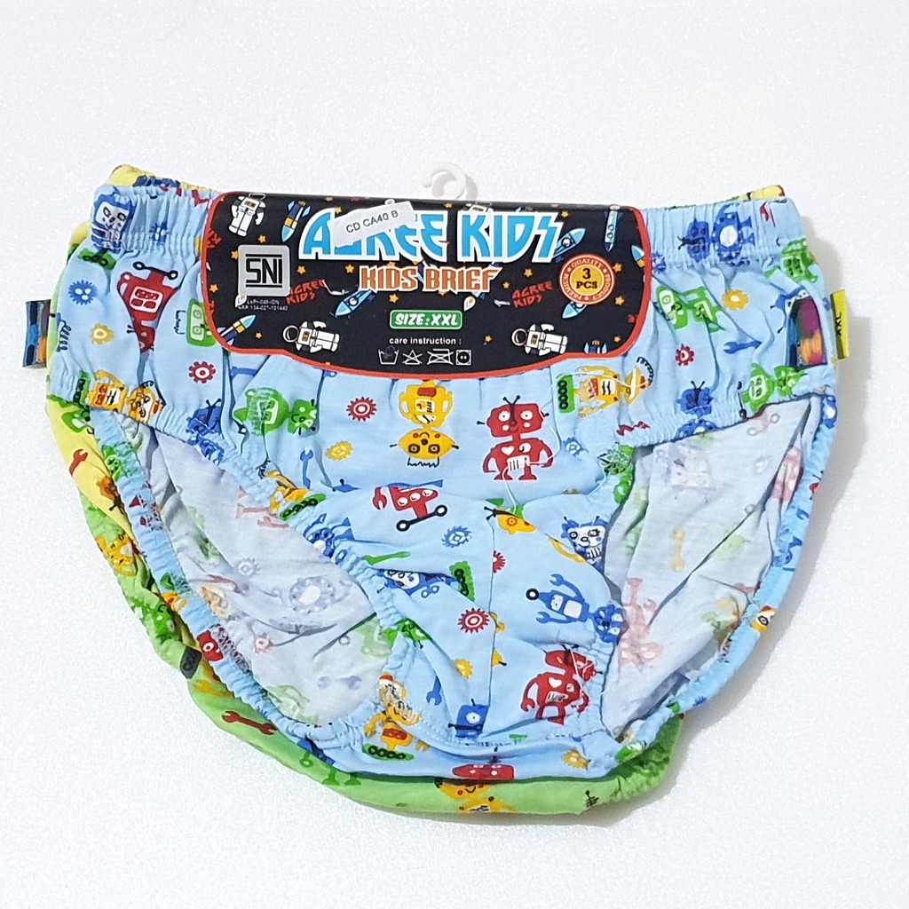 Celana Dalam / Underwear Anak Agree CA40B (Isi 3 Pieces)