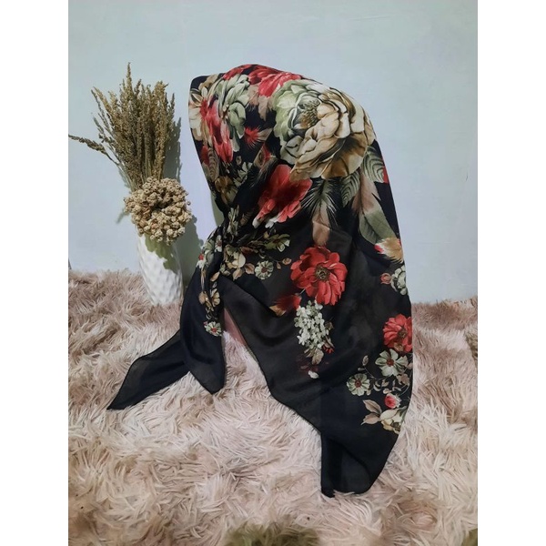 Hijab Turki Motif flower