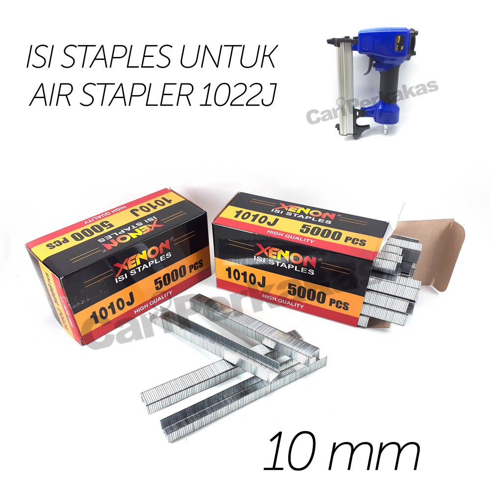 

Isi Air Stapler Staples Model U 10 mm 1010J - Isi Mesin Paku Tembak Staples Jok Motor Sofa1022J