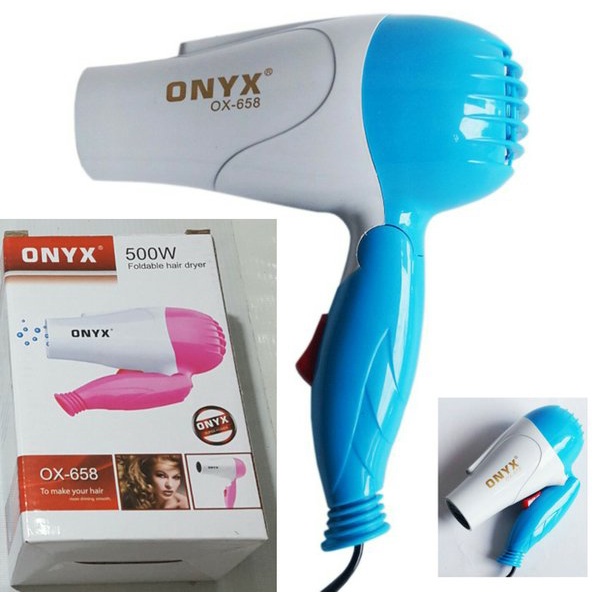 Hair Dryer Lipat ONYX 658 500W Pengering Rambut blow rambut perawatan rambut