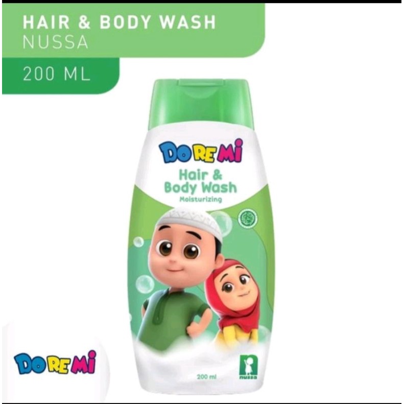 Doremi Nussa Kids Body Wash Anak hijab 180 ml