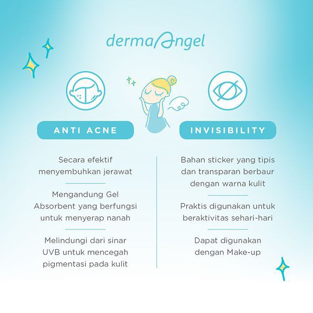 DERMA ANGEL Acne Patch Masker Wajah Anti Jerawat