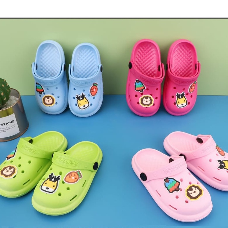 Sandal Karet Anak Perempuan BAKPAU Jelly Import 9317 - 1