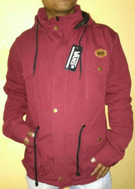 jaket parka jumbo (hitam, navy, marun, abu,hijau)