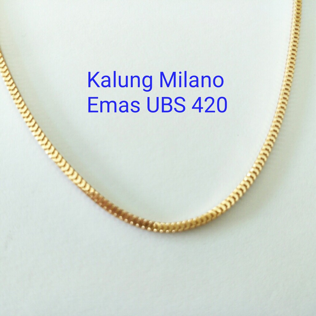 Kalung Emas UBS Kadar 420 Berat 4.91 gram