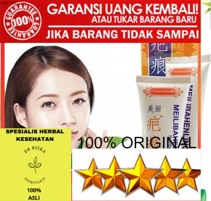 100% ORIGINAL OBAT PENGHILANG BEKAS LUKA JERAWAT MEILIBAHENLING CREAM ASLI ORIGINAL