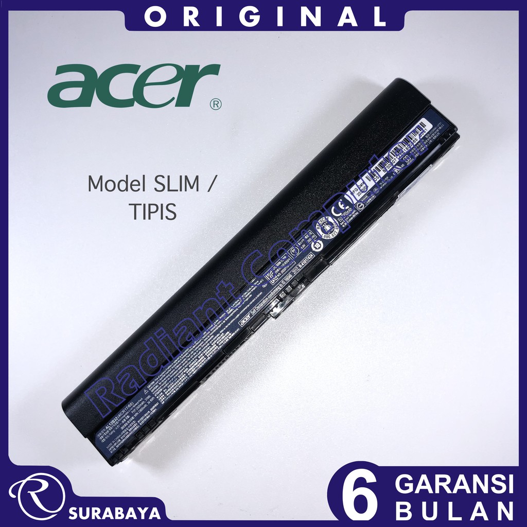 Slim Baterai Acer Aspire One 725 756 AL12X32 AL12B72