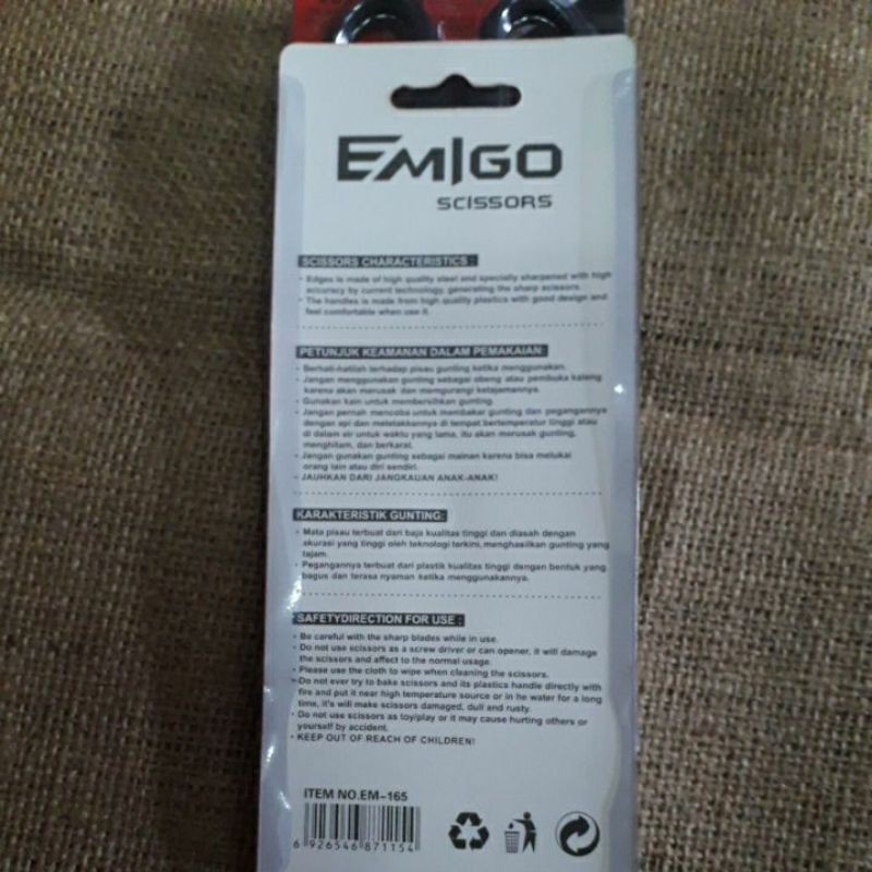 gunting stainless steel emigo